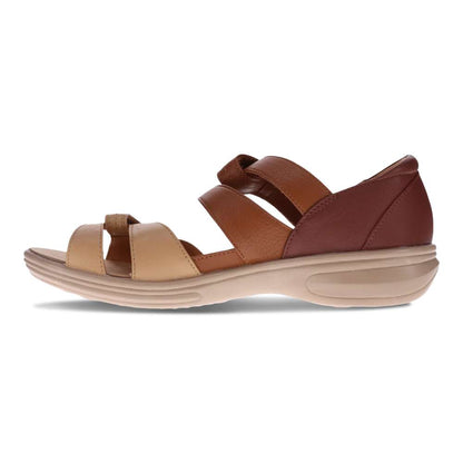 Geneva Sandal - Tan Multi