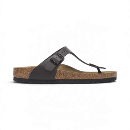 Gizeh Sandal - Black Leather