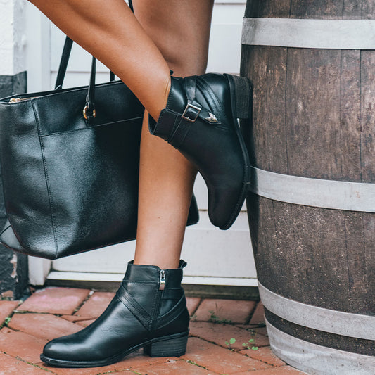 Lifestyle image for Grace Ankle Bootie - Black