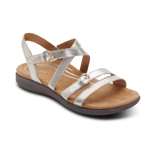 Hadley Adjustable Strap Sandal - Champagne