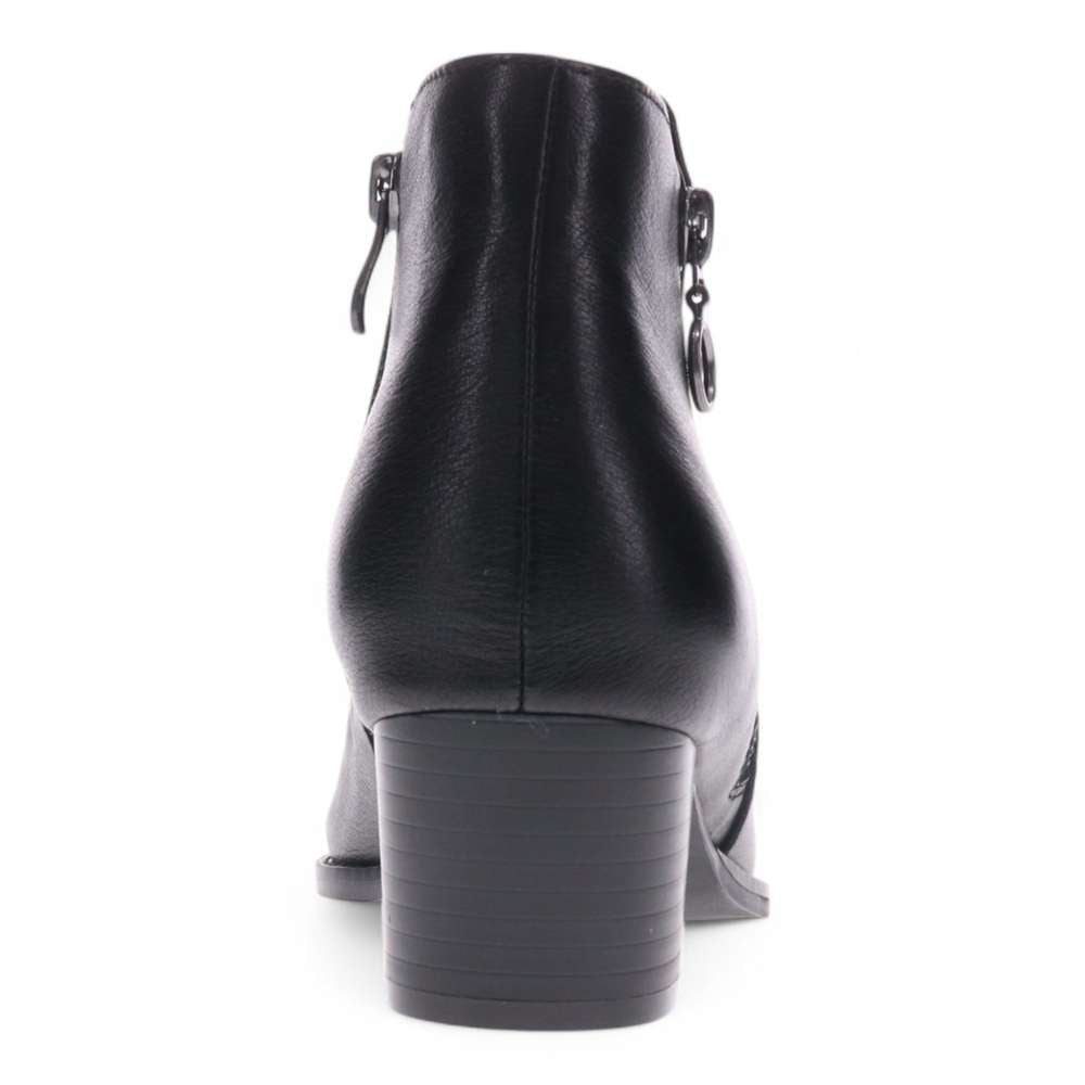 Haley Heeled Boot - Black