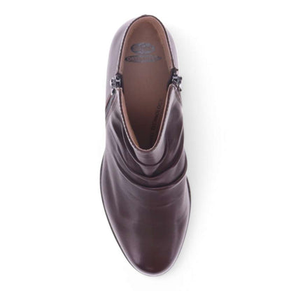 Haley Heeled Boot - Chocolate