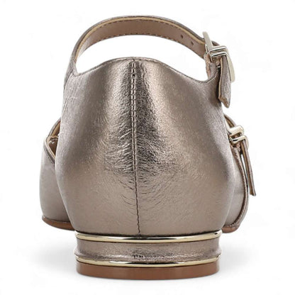 Harmony Mary-Jane Flat - Pewter