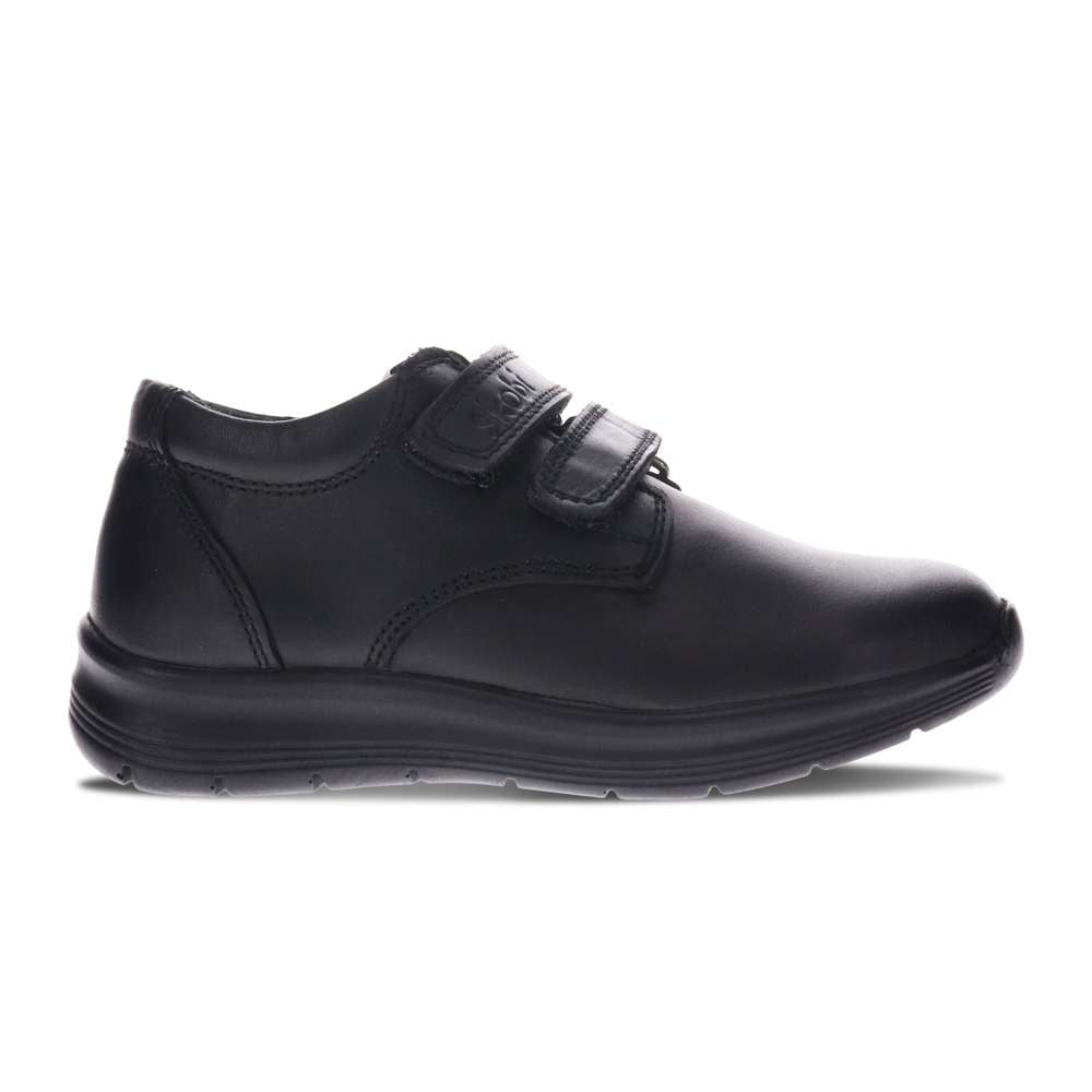 Howard Velcro School Shoe - Black