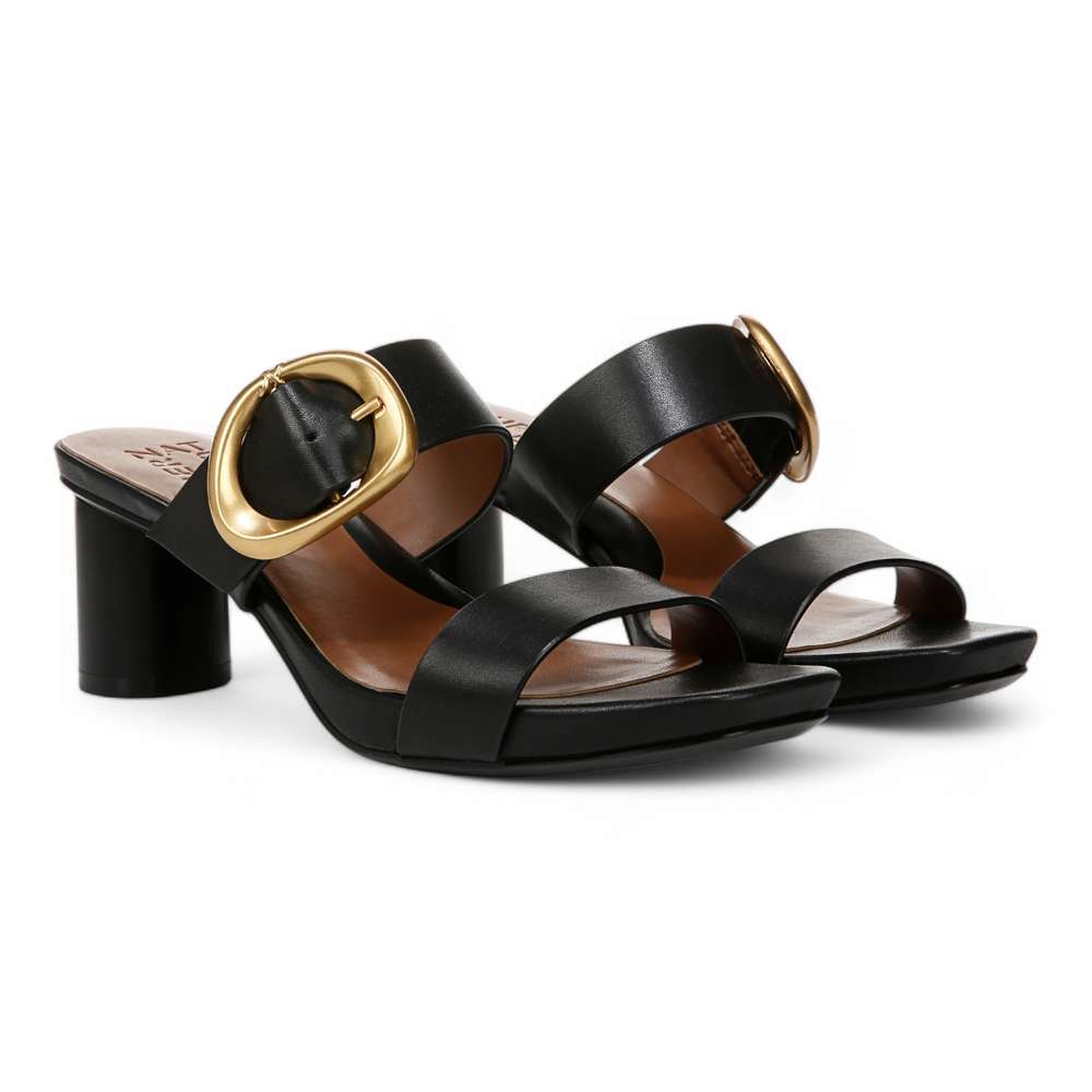 Ida Dress Sandal - Black Leather