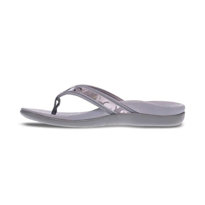 Islander Toe Post Sandal - Grey Floral