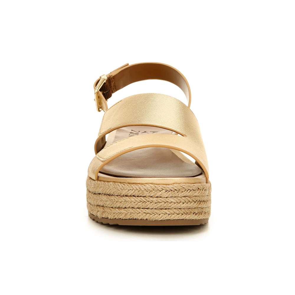 Jasmin Platform Sandal - Dark Gold