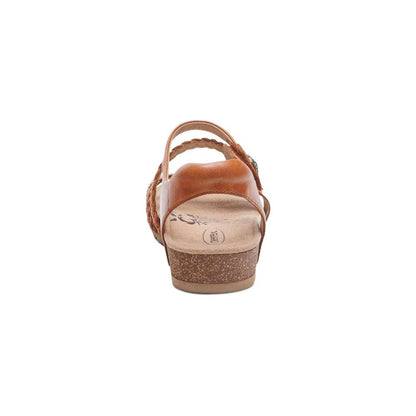 Jillian Braided Strap Sandal - Cognac