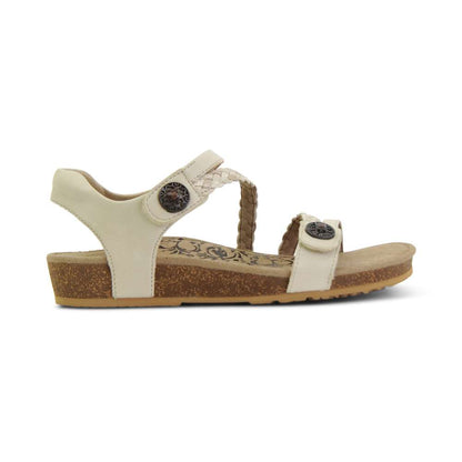 Jillian Braided Strap Sandal - Ivory