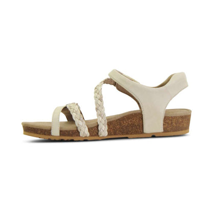 Jillian Braided Strap Sandal - Ivory