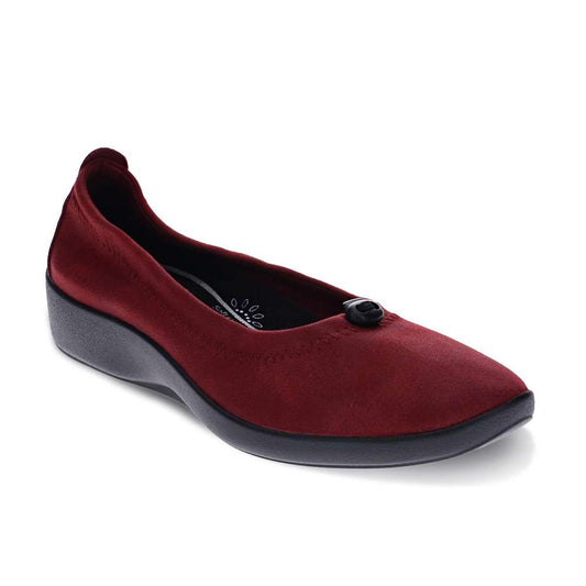 Kaylee Casual Slip-On - Dark Red
