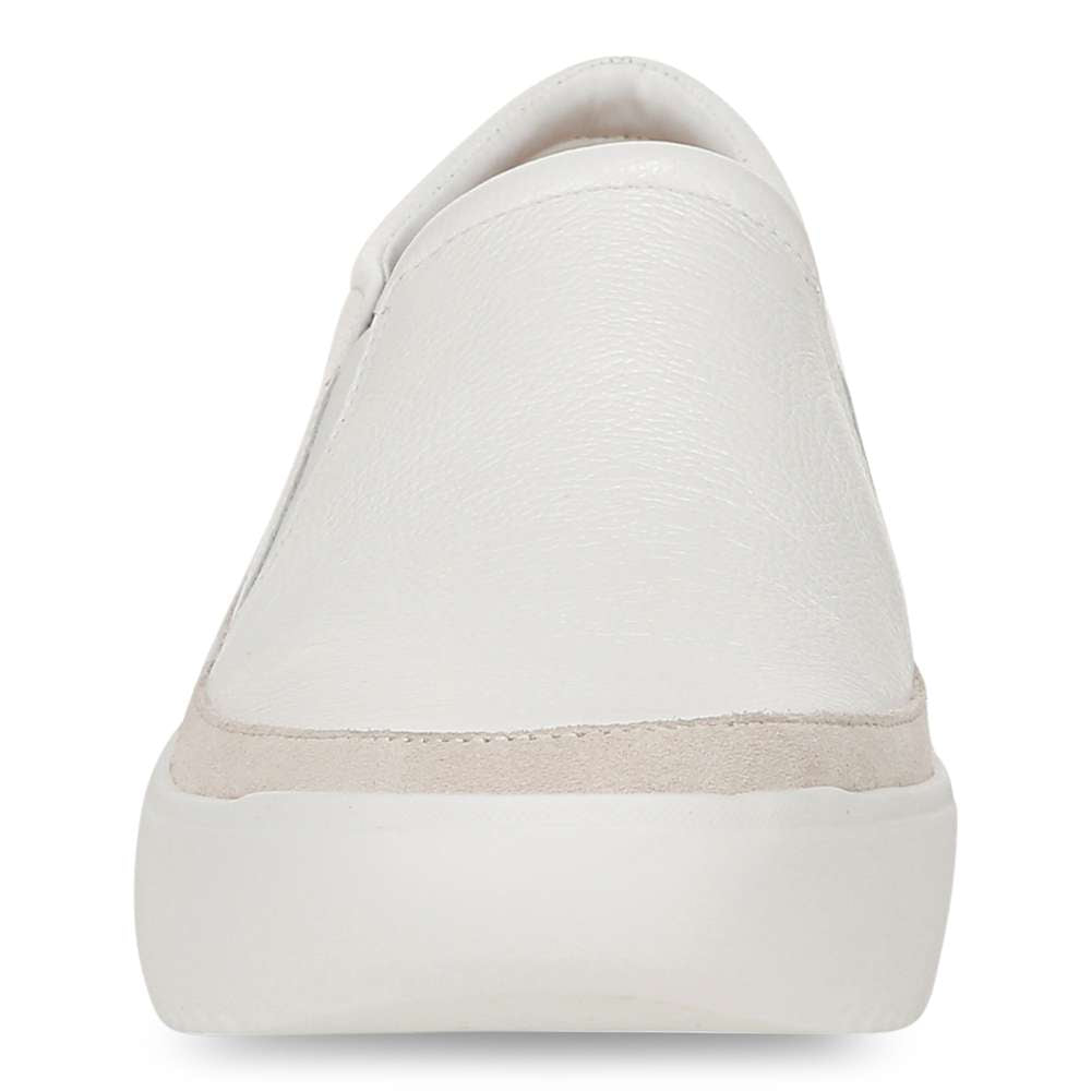Kearny Platform Slip-On Casual Sneaker - White Leather