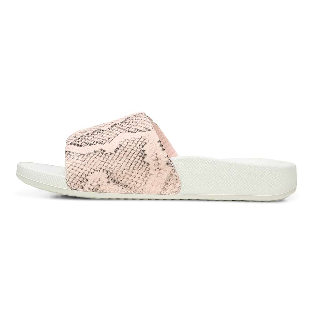 Keira Slide - Pale Blush Snake