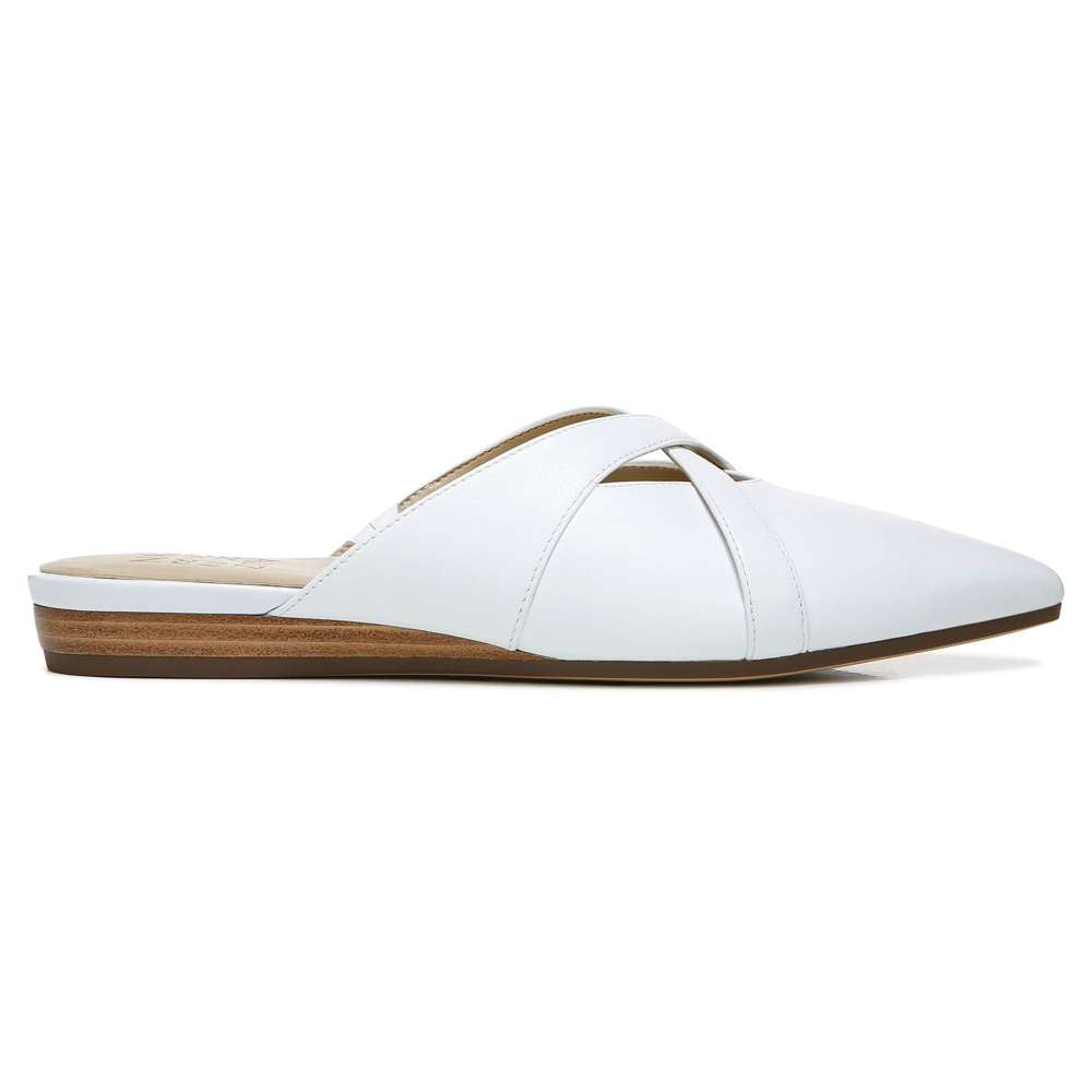 Keira Dress Mule - White
