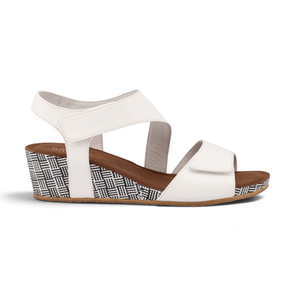 Kyra Wrap Wedge - White