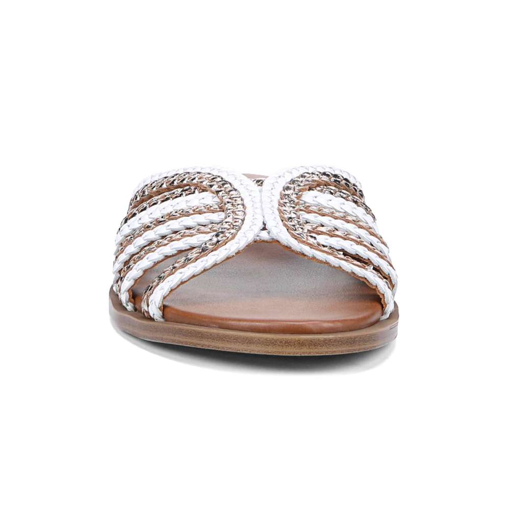 Lane Slide - White Multi