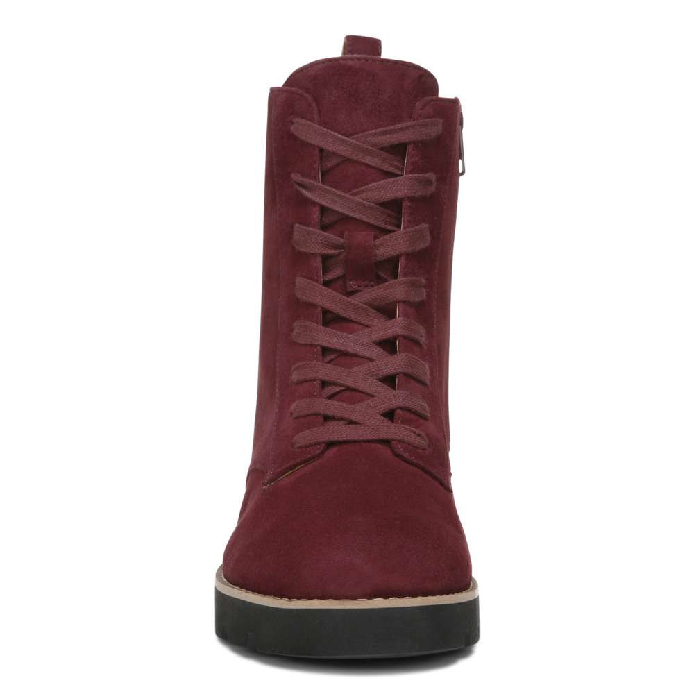 Lani Lace-Up Boot - Wine
