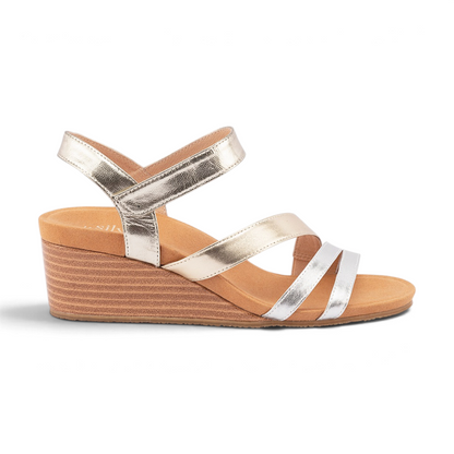 Lavinia Wedge - Metallic Combo