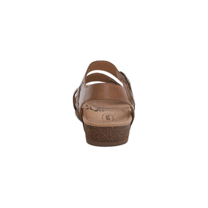 Lilly Strapped Sandal - Taupe Cutout