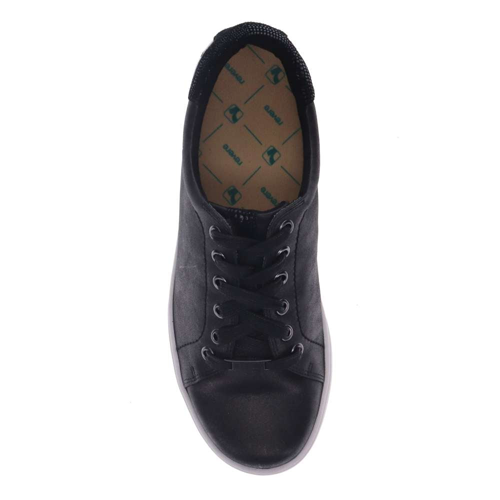 Limoges Lace-Up Casual Sneaker - Onyx/Black Lizard