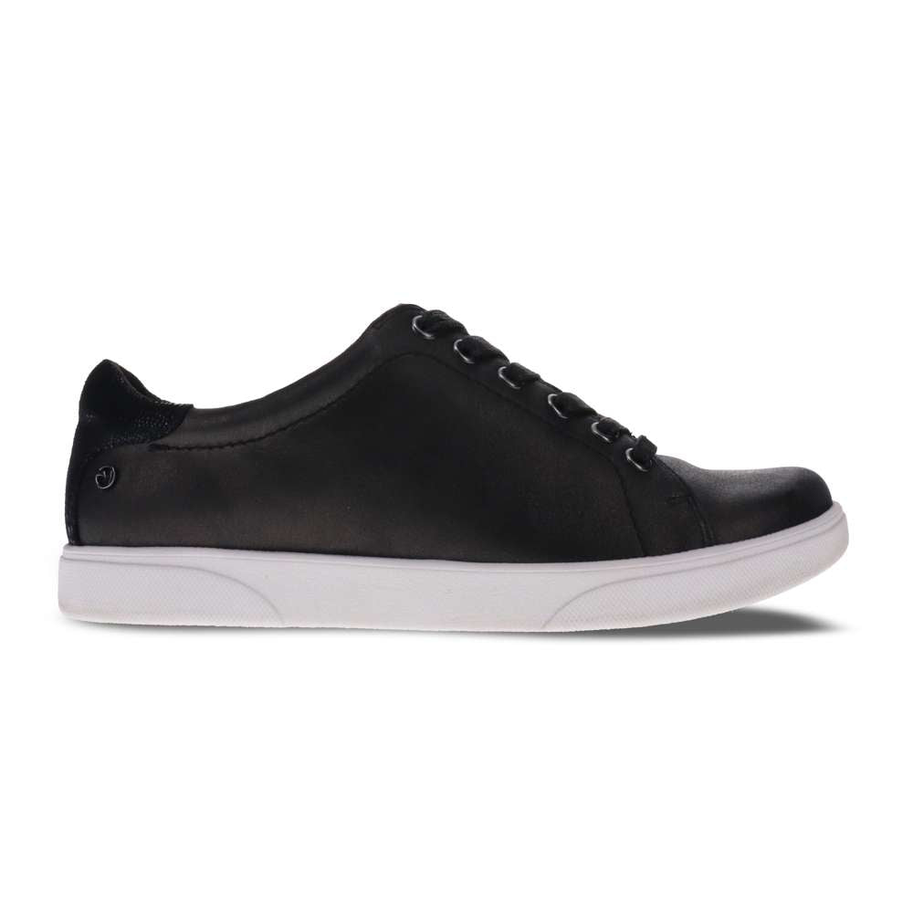 Limoges Lace-Up Casual Sneaker - Onyx/Black Lizard
