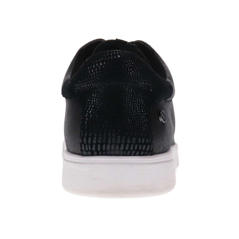 Limoges Lace-Up Casual Sneaker - Onyx/Black Lizard