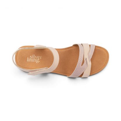 Logan Sandal - Blush Combo