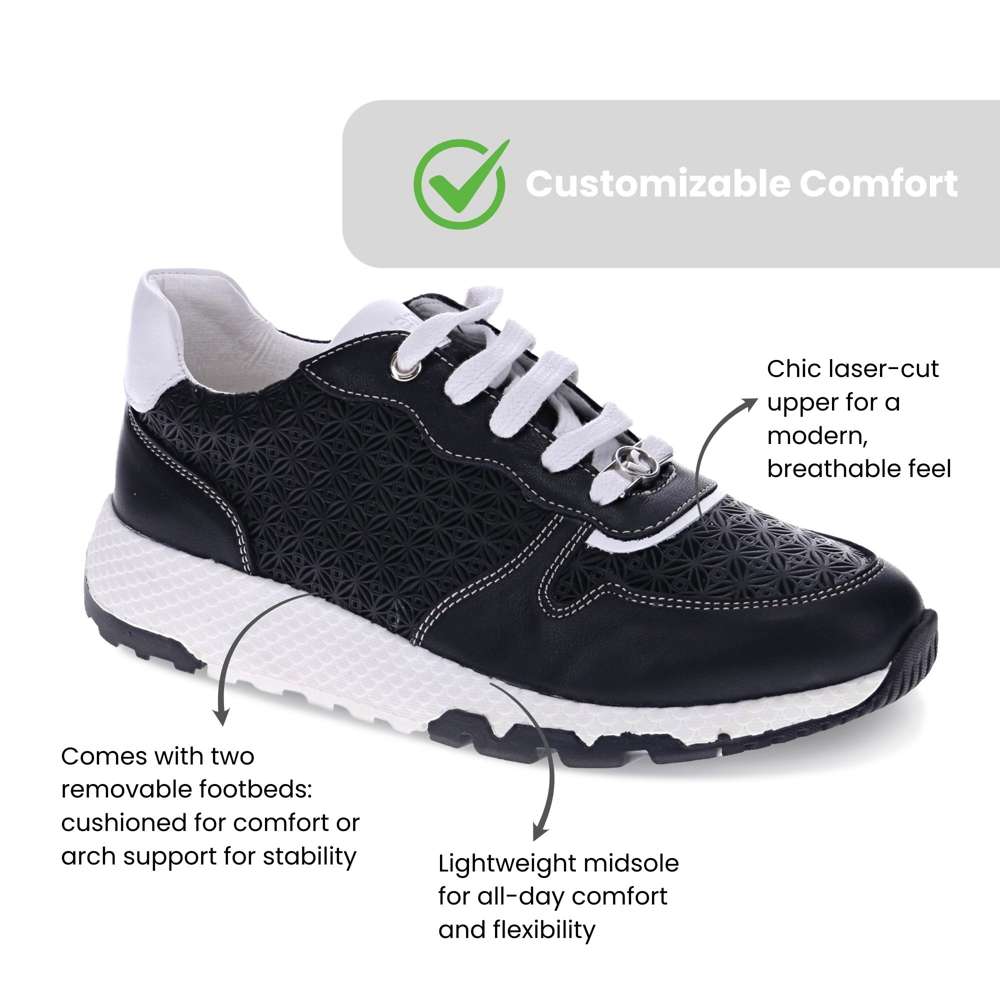Los Angeles Casual Sneaker - Black
