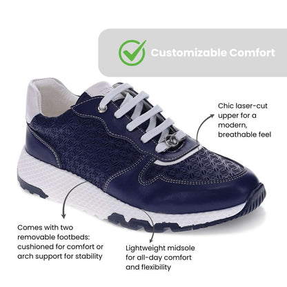Los Angeles Casual Sneaker - Dark Blue