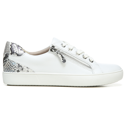 Macayla Casual Sneaker - White Snake
