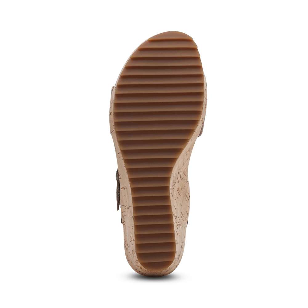 Madelyn Wedge - Taupe Multi