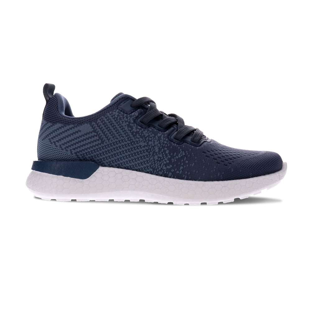 Maisie Lace-Up Active Sneaker - Blue/Dark Blue