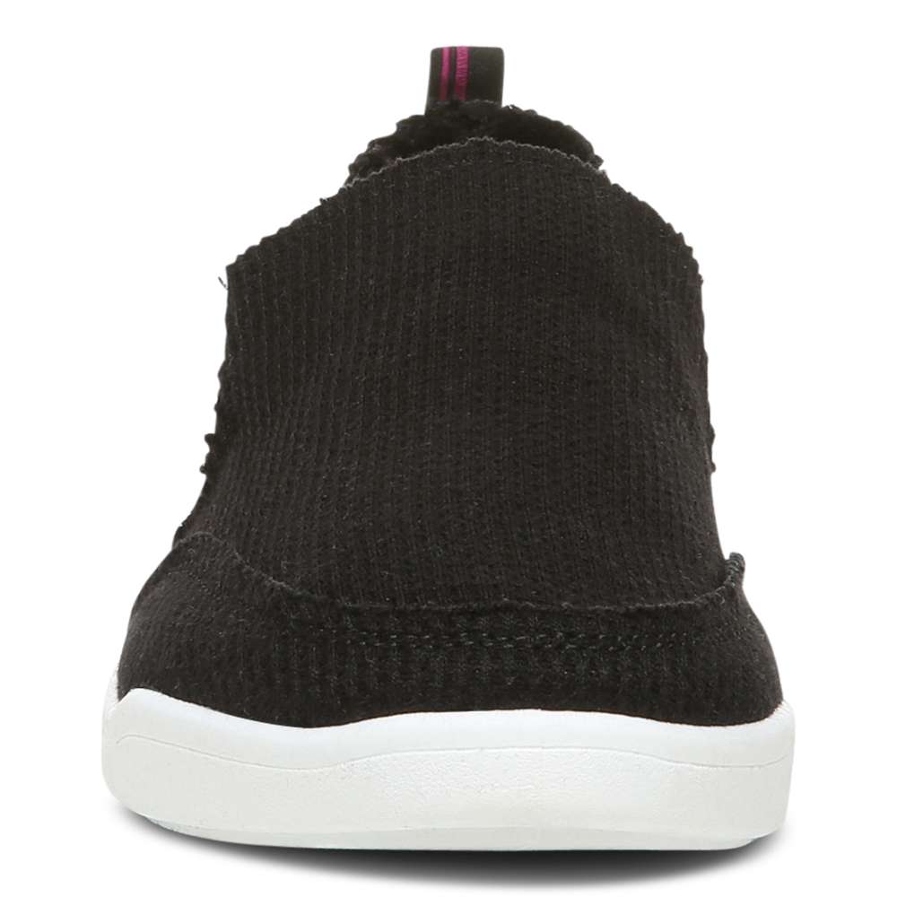 Malibu Slip-On Sneaker - Black Waffle Knit