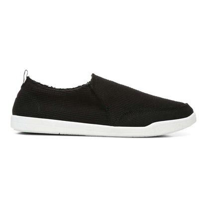Malibu Slip-On Sneaker - Black Waffle Knit