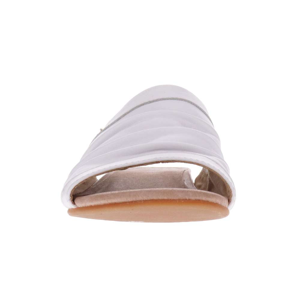 Mandy Flat Sandal - White