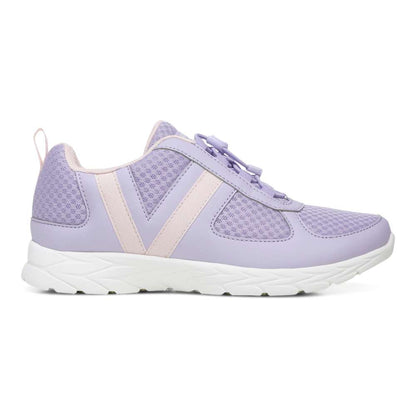 Maren Elastic Lace Sneaker - Lilac