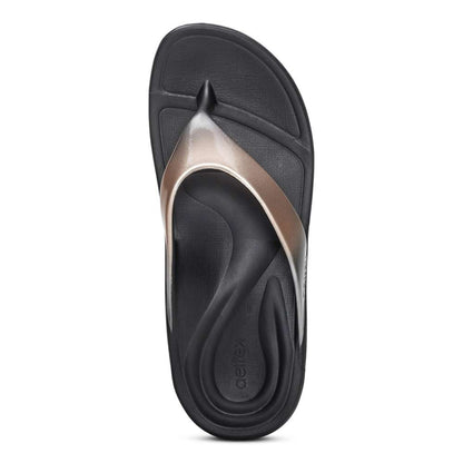 Maui Women's Toe Post Sandal - Metallic Ombre