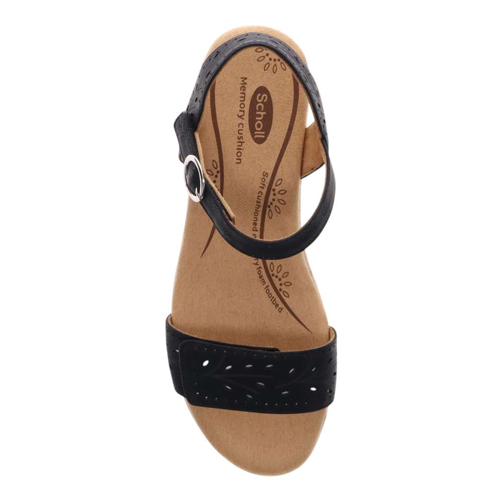 Melissa II Wedge Sandal - Black