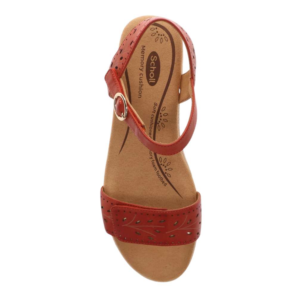 Melissa II Wedge Sandal - Burnt Orange