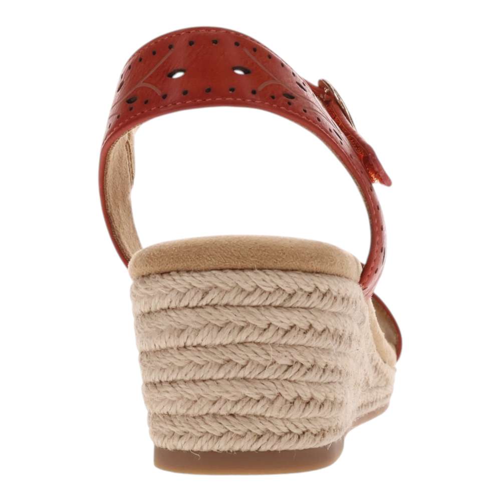 Melissa II Wedge Sandal - Burnt Orange