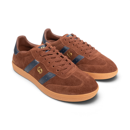 2001 Parallel Casual Sneaker - Coffee/Navy Suede