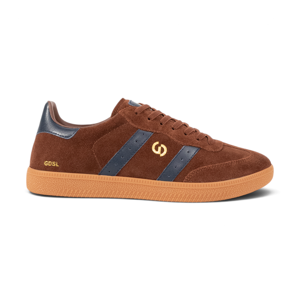 2001 Parallel Casual Sneaker - Coffee/Navy Suede