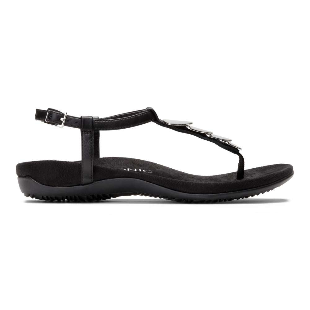Miami T-Strap Sandal - Black