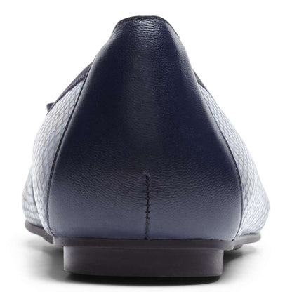 Minna Ballet Flat - Navy Snake