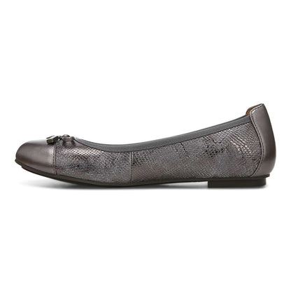 Minna Ballet Flat - Pewter Snake