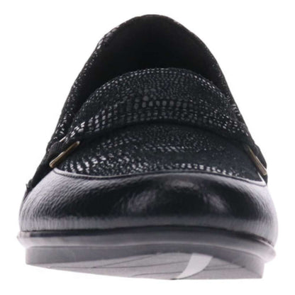 Montmartre Wedged Loafer - Black Pebble