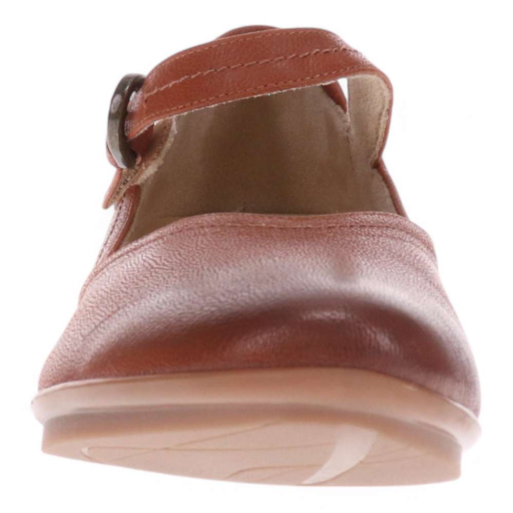 Narita Mary-Jane Flats - Cognac