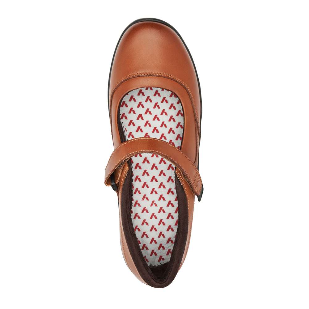 19 Casual Mary-Jane - Cognac