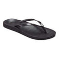 Noosa Solid Toe Post Sandal - Black/Black