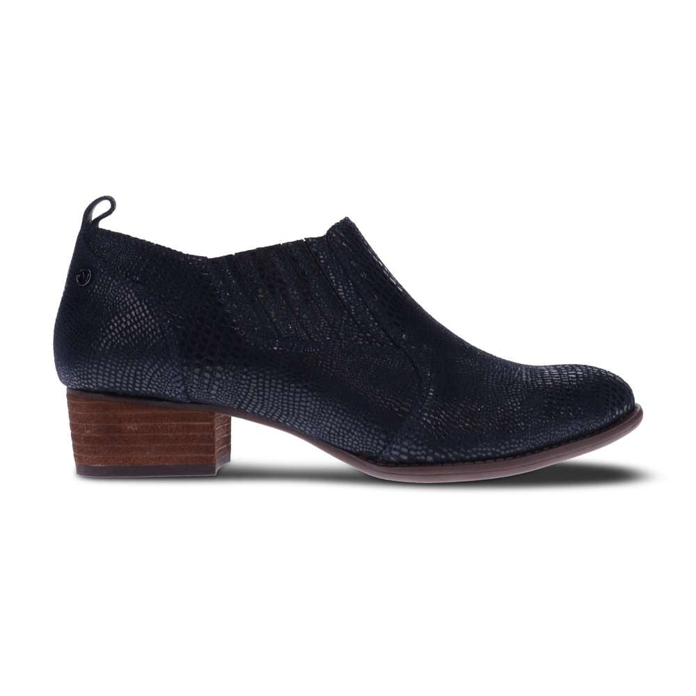 Palermo Shootie - Black Lizard